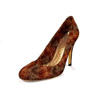 Snakeskin Heels Game Ready Shoe Asset