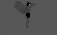 Winged witch 3D Model