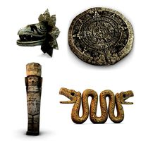 Aztec statues collection