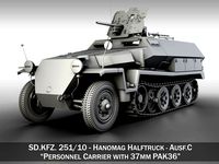 SDKFZ 251 10 - Ausf C - Hanomag Half-track