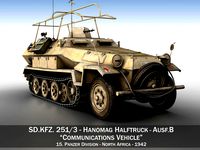 SDKFZ 251 3 - Ausf B - Communications Vehicle - 15PD