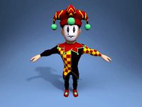 Medieval character jester 06