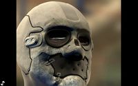 Futuristic Enforcement Helmet