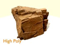 Scanned Big Cliff Rock