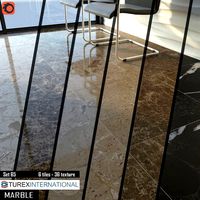 TUREX INTERNATIONAL Marble Tiles Set