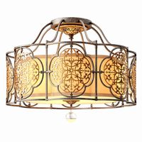 Murray Feiss Marcella 3 Light Indoor Semi Flush Mount