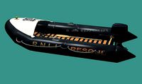 RNLI rubber dinghy