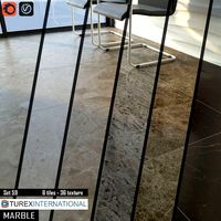 TUREX INTERNATIONAL Marble Tiles Set