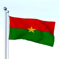 Animated Burkina Faso Flag
