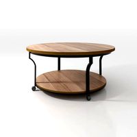 Geoff Coffee Table Oak and Black