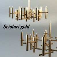 Chandelier Sciolari gold