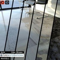 TUREX INTERNATIONAL Marble Tiles Set