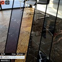 TUREX INTERNATIONAL Marble Tiles Set