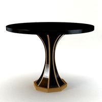 Black and Key - Arabesque table