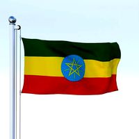 Animated Ethiopia Flag
