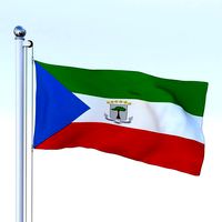 Animated Equatorial Guinea Flag