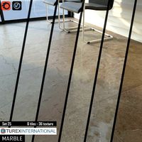 TUREX INTERNATIONAL Marble Tiles Set