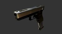 GLOCK 2016 Glock 18 Pistol Plastic Metal Ruber