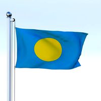 Animated Palau Flag