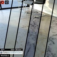 TUREX INTERNATIONAL Marble Tiles Set