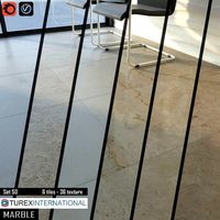 TUREX INTERNATIONAL Marble Tiles Set