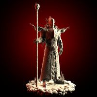 Necromancer posed version Zbrush