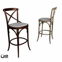 Madeleine Armless Stool by Restoration Hardware