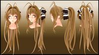 Sento Hair style 3d
