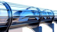 Hyperloop transport 3d model - Vray realistic