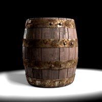 Antique Wooden Barrel