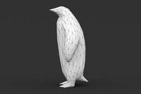 Low Poly Penquin 3D