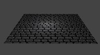 Stone pavement low poly