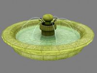 Water Fountain 3D Model