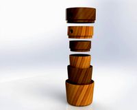 Stacking Matryoshka Decoation MOSQ