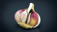 Open garlic
