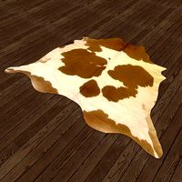 Cowhide rug