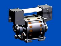 Dual piston air pump