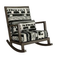 Crate and Barrel Jeremiah Fabric Back Rocking Chair