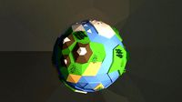 earth created with blender