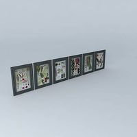 6 Wall Deco BOTANY houses the world