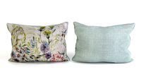 Voyage Cushion - Morning Chorus -Piped Pillow