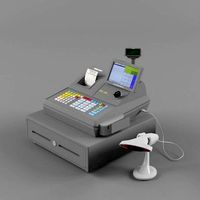 Sam4s Samsung SPS-530 Cash Register with Barcode Reader Light  2