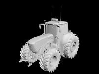 John Deere tractor and front loader
