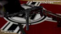 World War II Submachine Gun MP40