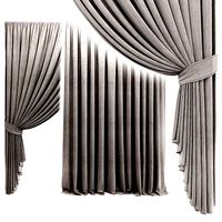 Curtain with garter