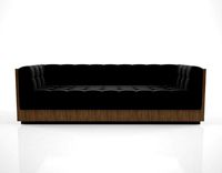 Milo Baughman Rosewood Case Sofa