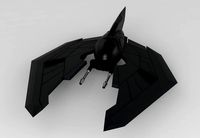 Sci-Fi Alien Fighter Space Ship