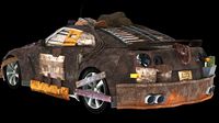 Nissan GT-R wasteland
