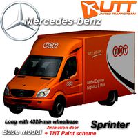 Mercedes-Benz Sprinter TNT animated