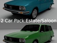 Renault 12Dacia 1300 SedanEstate Pack 3D Model